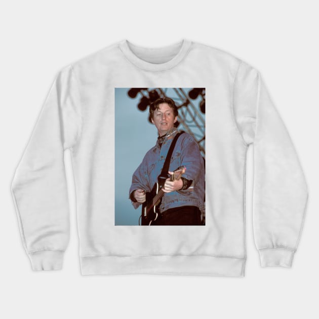 Billy Bragg Photograph Crewneck Sweatshirt by Concert Photos